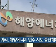 "맥쿼리, 해양에너지 인수 시도 중단해야"