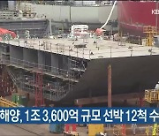 한국조선해양, 1조 3,600억 규모 선박 12척 수주