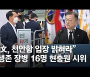 [단독]"文, 천안함 입장 밝혀라" 생존장병 16명 현충원 시위
