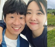 박지성♥김민지, 폭풍성장 두 자녀..귀여운 런던남매[스타IN★]