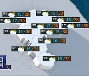 [날씨] 충북 내일 낮 최고 28~32도..대기 순환 원활