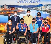 울산 중구 소속 장애인배드민턴팀, 국제대회서 금3·은1·동2