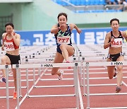 정혜림, 전국상 여자 허들 100m 우승