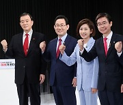 野 이틀째 투표율 36% '고공행진' 득실은..李 "유리" 羅 "단정 못해"