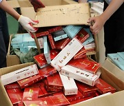 부산본부세관 우편물 이용 담배 밀수 외국인 검거