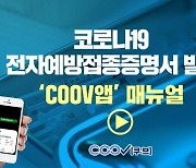 파주시, 코로나19 전자예방접종증명서 발급 'COOV앱' 매뉴얼 동영상 제작