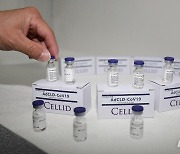 바이오 코리아 2021에 전시된 셀리드 백신 샘플