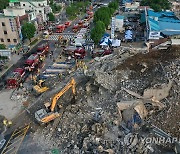 '붕괴 참사' 상가 건물, 광주 학동 4구역 재개발 사업 위해 철거