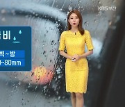 [날씨] 부산 내일 새벽~밤 '최대 80mm' 비..경남 호우예비특보