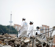 광주 건물붕괴 사고 희생자 9명 부검 진행..유족 동의