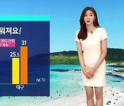 [날씨] 주말 한여름 더위 찾아온다..전북 '소나기'