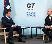 [G7정상회의]한-호주, 수소경제 협력 강화..文, 모리슨과 정상회담