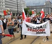 POLAND PROTEST PANDEMIC CORONAVIRUS COVID19 VACCINE