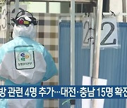 노래방 관련 4명 추가..대전·충남 15명 확진