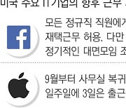 애플·구글·아마존, 재택 + 사무실 '하이브리드 근무' 도입