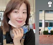 정형돈♥한유라 쌍둥이 딸, 초3 안믿기는 '길쭉길쭉 팔 다리'..교복모델인 줄