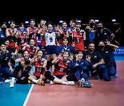 한국 여자배구, 캐나다 3대2 역전승.. VNL 3승째
