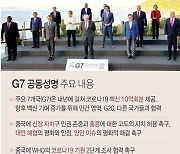 [사설] G7의 중국 견제와 북한 압박, 냉엄한 현실이다