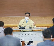 취임 3년 허성무 창원시장 "해묵은 현안 해결..미술관 유치 전력"