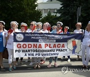 POLAND NURSES PROTEST