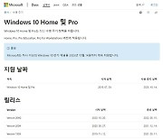 윈도 10은 2025년 지원 종료?..윈도 11 공개하나