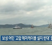 보성 어민 '고압 해저케이블 설치 반대' 궐기대회