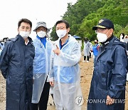 문성혁 장관, 인천해역 해양정화 행사 참석