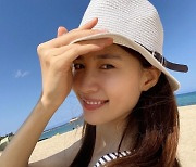 '남궁민♥' 진아름, 해변의 여인 "날씨 정말 최고다"