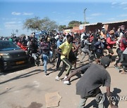 ZIMBABWE ECONOMY DESTRUCTION OF VENDING STALLS