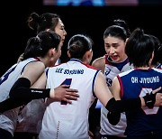 한국 여자배구, VNL서 강호 터키에 1-3 패배