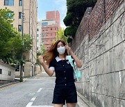 '170cm·50kg' 박솔미, 핫팬츠 입고 늘씬한 각선미 자랑..♥한재석 또 반하겠네