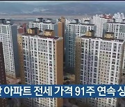 울산 아파트 전세 가격 91주 연속 상승
