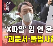 [뉴있저] '윤석열 X파일' 커지는 파문..윤석열 "불법사찰"