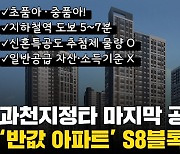 과천지정타 마지막 공공분양..'반값아파트' S8블록의 모든 것