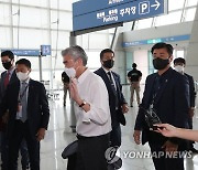 성 김 미국 국무부 대북특별대표 출국