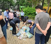 수원시, 대규모 아파트단지 '쓰레기 배출기준 위반' 표본검사