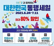 대한민국 동행세일에 인천기업 제품 1000여개 판매..최대 80% 할인