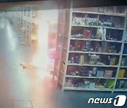 쿠팡 물류센터 화재 발생 당시 모습..스프링클러 미작동