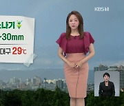 [오후날씨 꿀팁] 밤까지 소나기..내일 새벽부터 곳곳 비