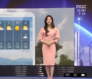 [날씨] 비 오락가락..서울 낮 최고 27도