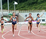 정혜림, 여자 100m 허들 대회 2연패