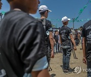 MIDEAST PALESTINIAN GAZA MILITARY SUMMER CAMP