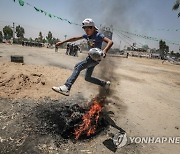 MIDEAST PALESTINIAN GAZA MILITARY SUMMER CAMP