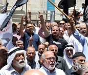 MIDEAST PALESTINIANS PROTEST BANAT DEATH