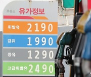 8주 연속 오른 휘발유값..리터당 1587.5원