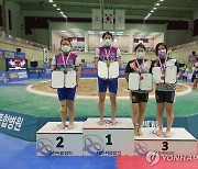 '제75회 전국씨름선수권대회' 여자부 무궁화급 입상 선수들