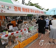 올림픽공원에서 열린 농산물 직거래 장터