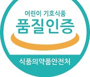 어린이 당류 섭취량 국민 평균의 1.4배 수준..식약처 "품질인증 제품 권장"