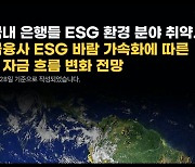 [카드뉴스] 국내 은행 ESG 환경 분야 취약, 올해 금융사 ESG 가속화에 따른 산업계 자금 흐름 변화 전망