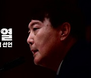 [영상] 윤석열 대선 출마 공식 선언